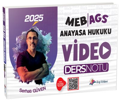 2025 MEB AGS Anayasa Hukuku Video Ders Notu Dizgi Kitap Zeta Fotokopi