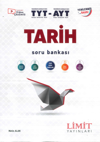 TYT AYT Tarih Soru Bankası Limit Yayınları Zeta Fotokopi