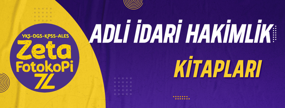 ADLİ & İDARİ HAKİMLİK Zeta Fotokopi