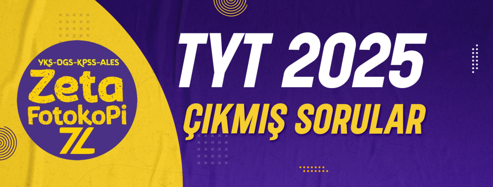 Çıkmış Sorular Zeta Fotokopi