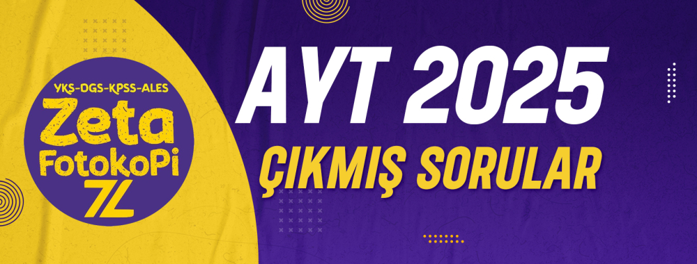 ÇIKMIŞ SINAV SORULARI Zeta Fotokopi