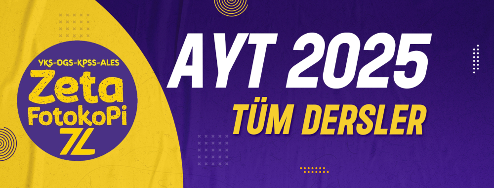 AYT Tüm Dersler Zeta Fotokopi