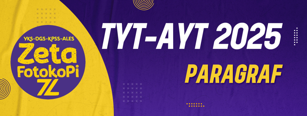 TYT-AYT Paragraf Zeta Fotokopi