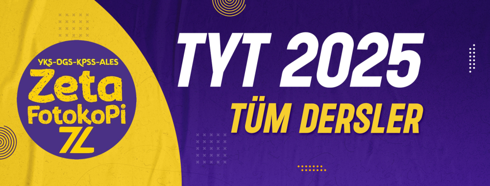 Tüm Dersler Soru Bankası Zeta Fotokopi