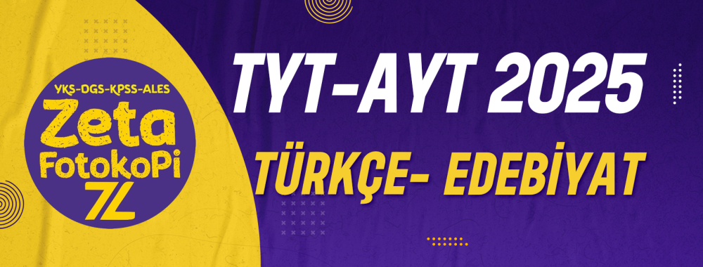 TYT-AYT Türkçe- Edebiyat Zeta Fotokopi