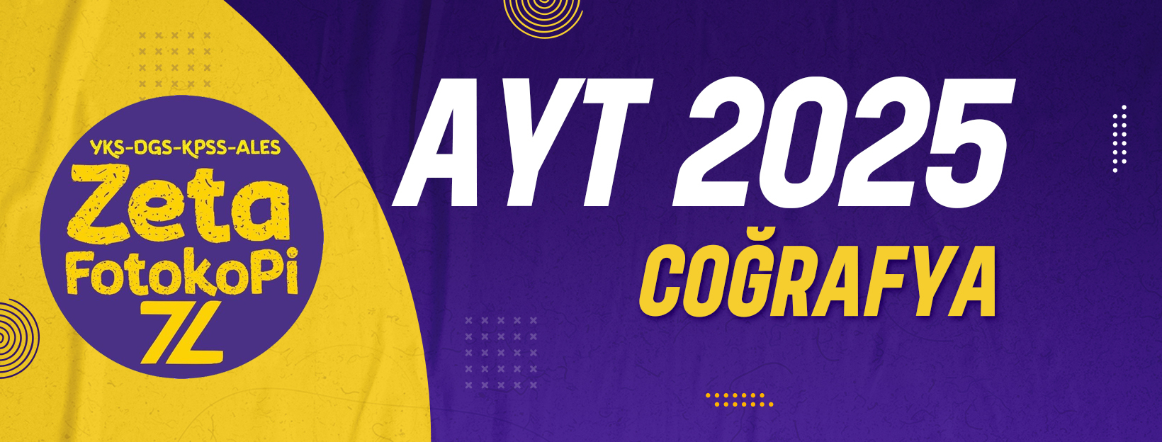 AYT Coğrafya Zeta Fotokopi