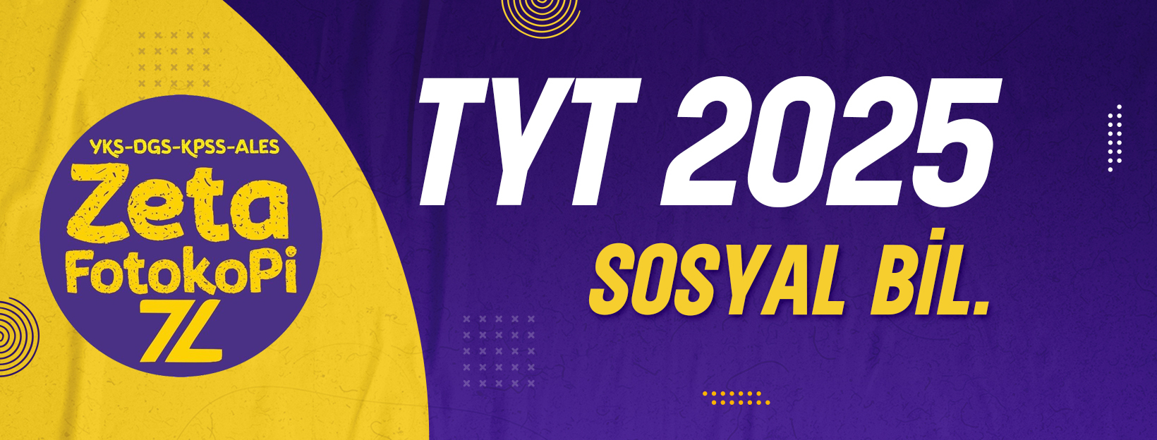 TYT Sosyal Bilimler Zeta Fotokopi