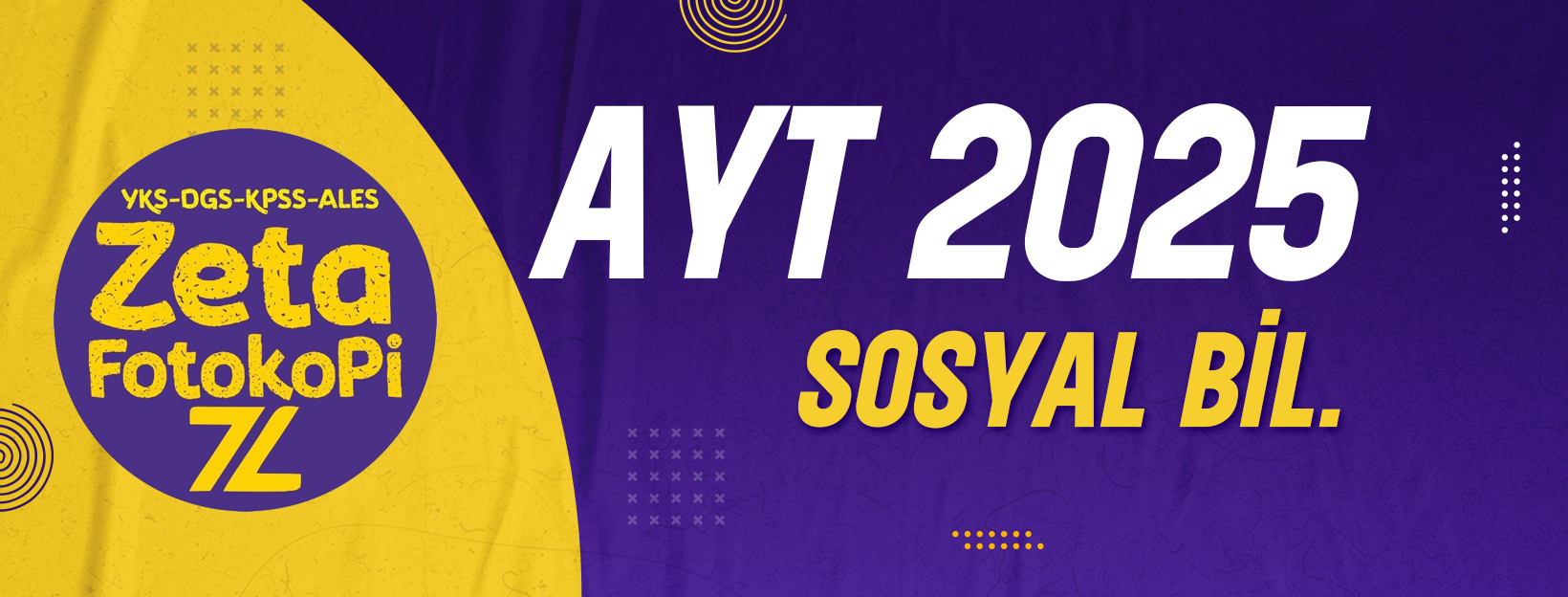 AYT Sosyal Bilimler Zeta Fotokopi